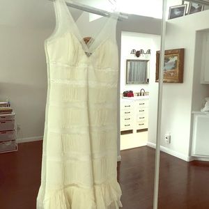 BCBG bridal shower dress or baby shower dress.